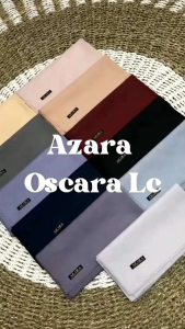 Kerudung Segi Empat Azara Oskara Premium/Hijab Azara Oskara Metal Logo Voal Miracle