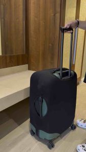 SAFE PACK + Premium Neoprene Suit Case Luggage Cover | Stretchable Suitcase Protector for Travel | Water Resistance