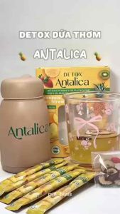 [HOẢ TỐC] Detox Dứa Thơm Antalica Hỗ Trợ Sáng Da Cung Cấp Vitamin C Hộp 20 gói