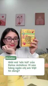 Combo2 Detox Dứa Thơm Antalica Giúp Thơm Cơ Thể Hỗ Trợ Sáng Da Cung Cấp Vitamin C Hộp 3g x 20 gói