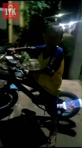Knalpot Sepeda Anak Lampu LED + ada suara