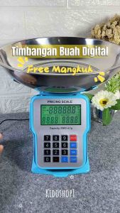 KIDO Timbangan Mangkok Digital 30kg Besi Analog Meja Duduk / Timbangan Buah Sembako