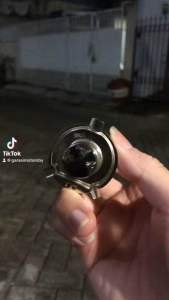 Lampu utama Led H4 laser jauh dekat putihkuning senja biru