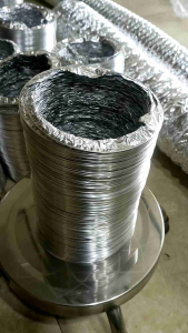 ống thông gió bạc mềm không bảo ôn d150 cuộn 8 m