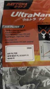 Saringan Udara Racing Daytona Filter Udara Beat FI 100% Original Daytona Kode 3500