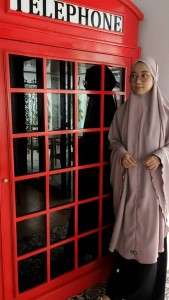 Diandra Hijab Jilbab Tali Khimar Tali Kerudung Tali Bergo Tali Bergo Maryam size XXXL Wollycrepe
