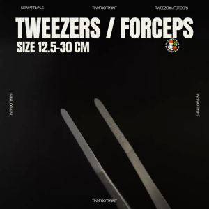 High-quality stainless steel tweezer/forcep for terrariums isopod care reptile feeding aquascaping