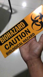 CAUTION BIO HAZARD SIGNAGE