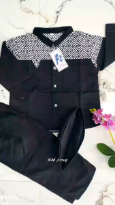 COD koko hadroh Anak laki laki 1th - 12th lengan panjang best seller katun toyobo bonus peci