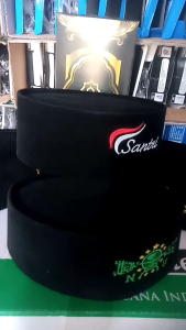 Peci NU SONGKOK NU bordir hijau dan merah putih pedang kembar kujang santri Bordir luar dalam bahan ploking bukan kontesa lapisan tebal bukan puring tipis