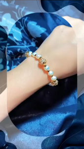 Gelang mutiara lombok | gelang rhodium mutiara air tawar asli lombok | pearl bracelet