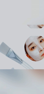KUAS MASKER BENING KUAS MASKER WAJAH GAGANG PADAT - KUAS BULI HALUS