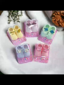 Infant Baby -3 Months Old Girl Fashion Cute Cotton Mesh Lace Socks With Box Baby Shower Socks AS-7211