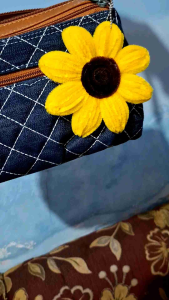 gantungan kunci kawat bulu model bunga daisy/keychain gantungan kunci/gantungan kunci kawat bulu/gantungan kunci souvenir murah/gantungan tas kawat bulu