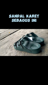 SANDAL KARET SELOP MODEL P 1045 M MULTI WARNA SELOP 2 BAN BISA DIATUR LEBAR SEMPITNYA