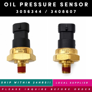 OIL PRESSURE SENSOR 3408607 COMPATIBLE 3056344 2897691 [3PINs 24V] [NPT 3/8"] [LOCAL STOCK FAST SHIPPING. LOCAL SUPPLIER WARRANTY] FOR CUMMINS K38 K19 L10 N14 H/NT 855  NT495 NT743 NTA855 N106