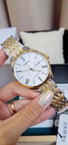 ĐỒNG HỒ NAM CHÍNH HÃNG Citizen NH8354-58A Automatic White Dial Classic Demi Gold Stainless Steel For Men
