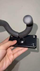 HANGER GITAR BASS Gantungan Dinding Besi Gitar / Hanger Gitar / Bracket Holder Hitam
