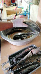 เหล็กอบปลาดุกอบโอ่ง เหล็กอบปลาช่อนอบโอ่งอันละ19บ. 10อัน190บ.