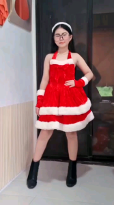 Modern Santa Dress for kids 4-10 y/o Petite