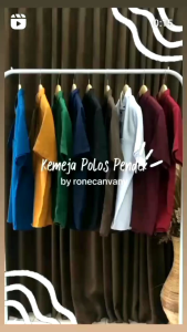 Kemeja Hem Lengan pendek warna sofeblue/biru muda dewasa size sampai XXXL premium Dstro