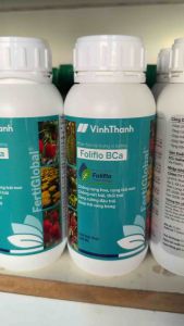 Phân bón lá Canxibo nhập khẩu Ý Vĩnh Thạnh dai cuống chống rụng hoa và trái đậu trái chai 500ml
