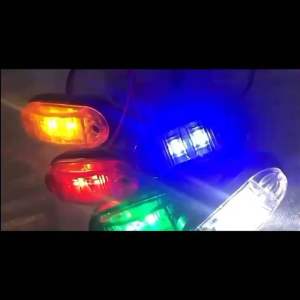 Lori LED Side Lamp 12-24V White Yellow Red Blue Green Side Marker Signal Light Aksesori