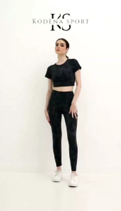 Setelan senam Crop/Set senam Zumba/Set senam aerobic