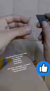 polarizer plus mika susu putih set atas bawah Lcd speedometer karisma 125 X/D Original