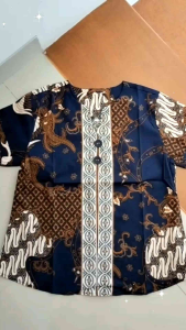 KEMEJA BATIK - BAJU BATIK - BLOUSE BATIK WANITA BAHAN KATUN STRETCH