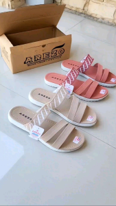 Sandal Slide Wanita Dewasa Terbaru Slop Kekinian Arezo VVV 37-42