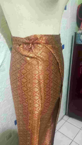rok kain kebaya lilit motif bunga modern