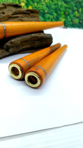 Sedotan once pipa kayu Secang model lancip 9cm C215