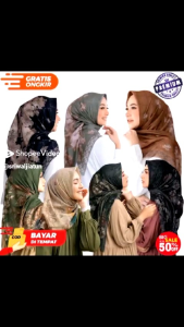 Hijab Segi Empat Voal Motif: Desain Modern & Praktis