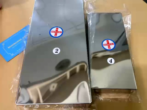 Hộp chữ nhật đựng dụng cụ sơ cứu y tế đủ size inox 304