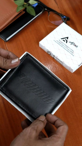 Dompet Kulit Sintetis Lipat 2 Pria Bahan Premium Kuqala D04 Kartu