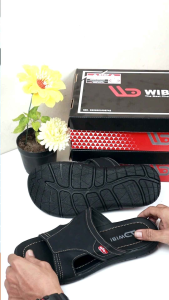 Sandal Kulit Sintetis Pria Dewasa /Sendal Jepit Flipper Terbaru Selop Slop Casual Murah 100% Real Pick Slip On Coklat Hitam S12