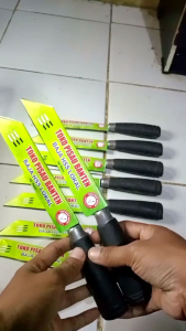 PAKET 2 PCS PISAU DAPUR BAJA HSS LOKAL BAROS SUPER TAJAM ASLI BAROS