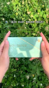 SKINAWARE SABUN HIJAU VIRAL ASLI ORIGINAL 1 BOX ISI 2 BATANG