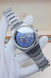 Đồng Hồ Nam Citizen CA4610-85L Eco Drive Size 42.5 Blue Titanium Chronograph