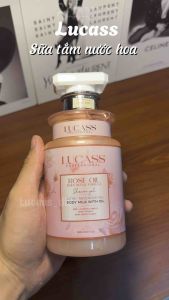 Sữa Tắm Làm Sáng và Mịn Da Hương Nước Hoa ROSE OIL LUCASS_DH 500ML