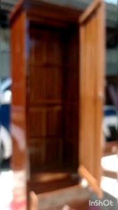 Lemari Pakaian 1 pintu Gamis Kayu Jati Muda