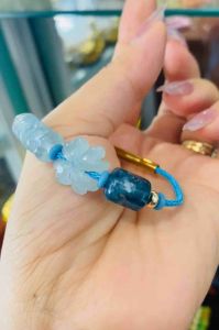 Vòng tay lu thống điếu ngũ phúc cỏ 4 lá may mắn tài lộc