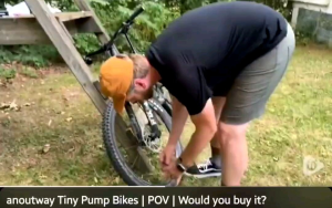 anoutway AT1 Cycplus Cube tiny e-pump for electric pump for road bike mountain BikE MTB AS2 Singapore local stock
