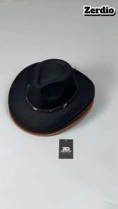 Mũ Cao Bồi Miền Tây Nón Cowboy Nỉ Vành Rộng MP063