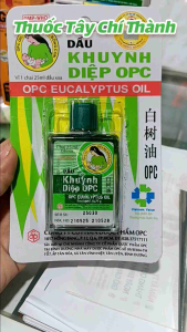 DẦU KHUYNH DIỆP OPC GIẢI CẢM HO SỔ MŨI GIẢM ĐAU BỤNG ĐAU ĐẦU XONG HƠI MASSAGE. CHAI 25ml