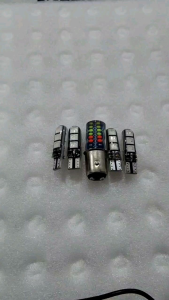 Promo Paket Lampu Stop Rem Jelly RGB 30Mata Plus Lampu Sein Depan Belakang RGB 1Set Universal - DC Only