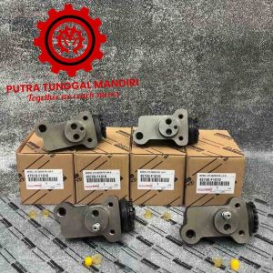 Bak Rem/Wheel Cylinder Dutro HT130 X-Power Bagian Depan Kanan Dan Kiri FR/RH&LH Nepel Dan Non Nepel 1Set(4Pcs) 47510-F1010+45720-F1010+45730-F1010+45740-F1010