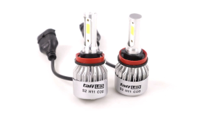 TaffLED Lampu Depan Mobil LED COB Headlamp 8000LM Cool White 2 PCS H4/9003 - S2
