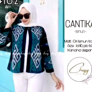 CARDIGAN DAN BLAZER TENUN ATASAN WANITA CANTIK
